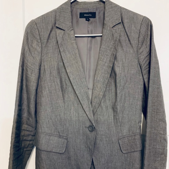 RW & Co Linen Blazer